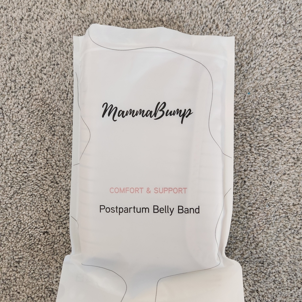 White Postpartum Belly Band